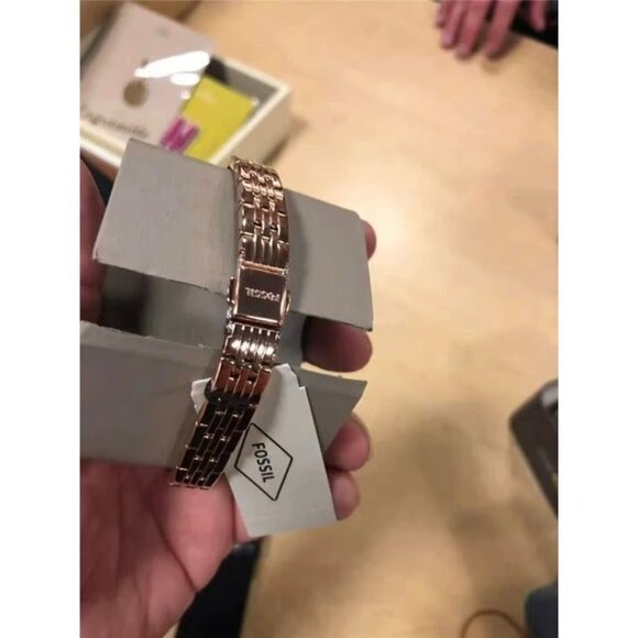 Fossil BQ3502 Tillie Mini Three-Hand Rose Gold-Tone Stainless Steel Watch main image 6